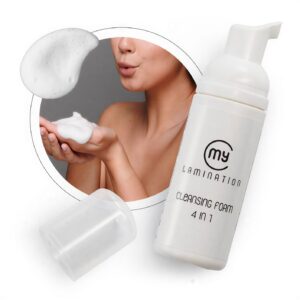 Mousse nettoyante cils 4 en 1 – Nettoyant extensions de cils professionnel