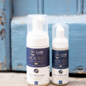 mousse nettoyante bivolash cils extensions