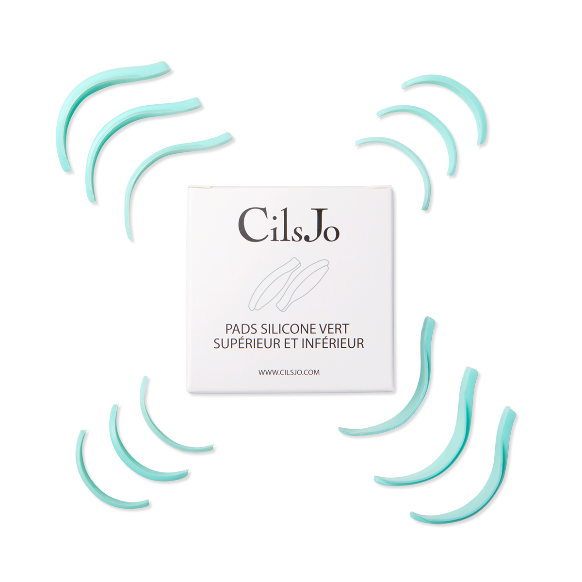 Coussinets Silicone rehaussement de cils Supérieur et Inférieur Cils'Jo